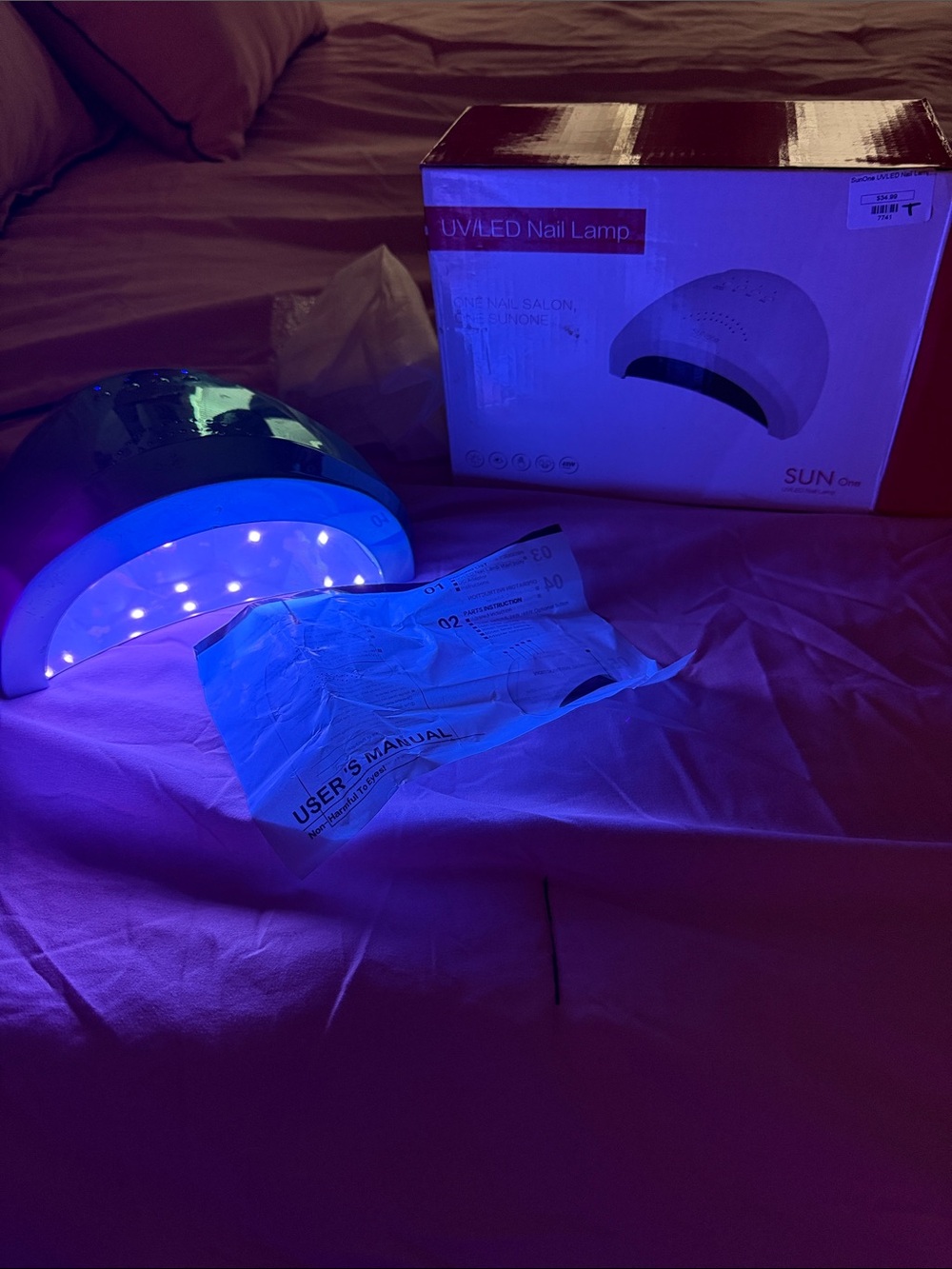 UV/LED Nail Lamp with Blue LED Cure Light